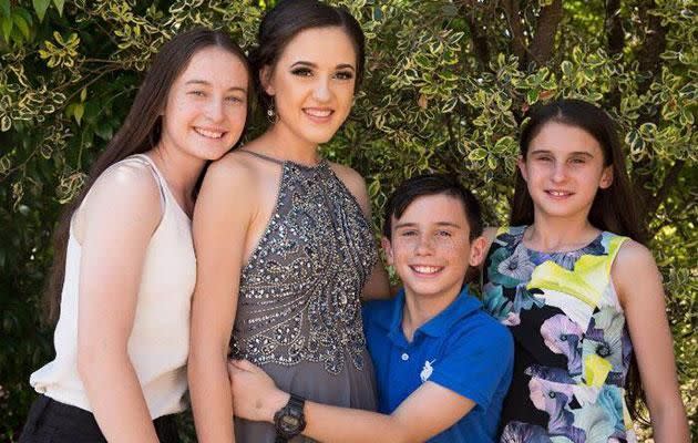 Despite the horror Belinda now has four children. Photo: Supplied