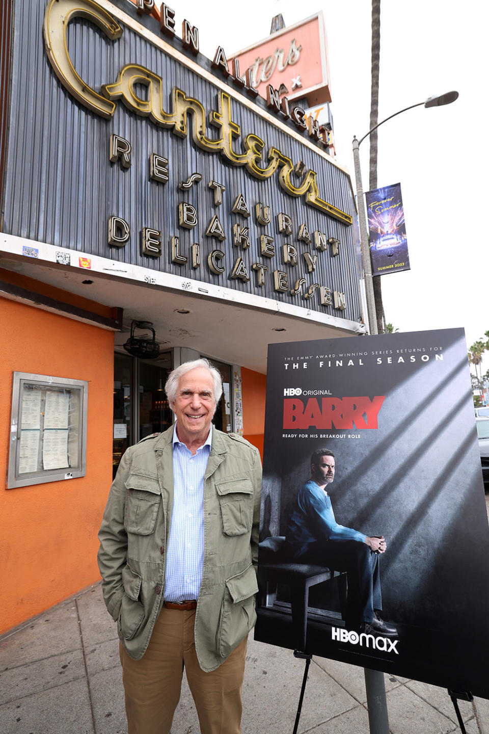 Henry Winkler attends Barry's Gene Cousineau Canter's FYC Giveaway at Canter's Deli on June 10, 2023 in Los Angeles, California.