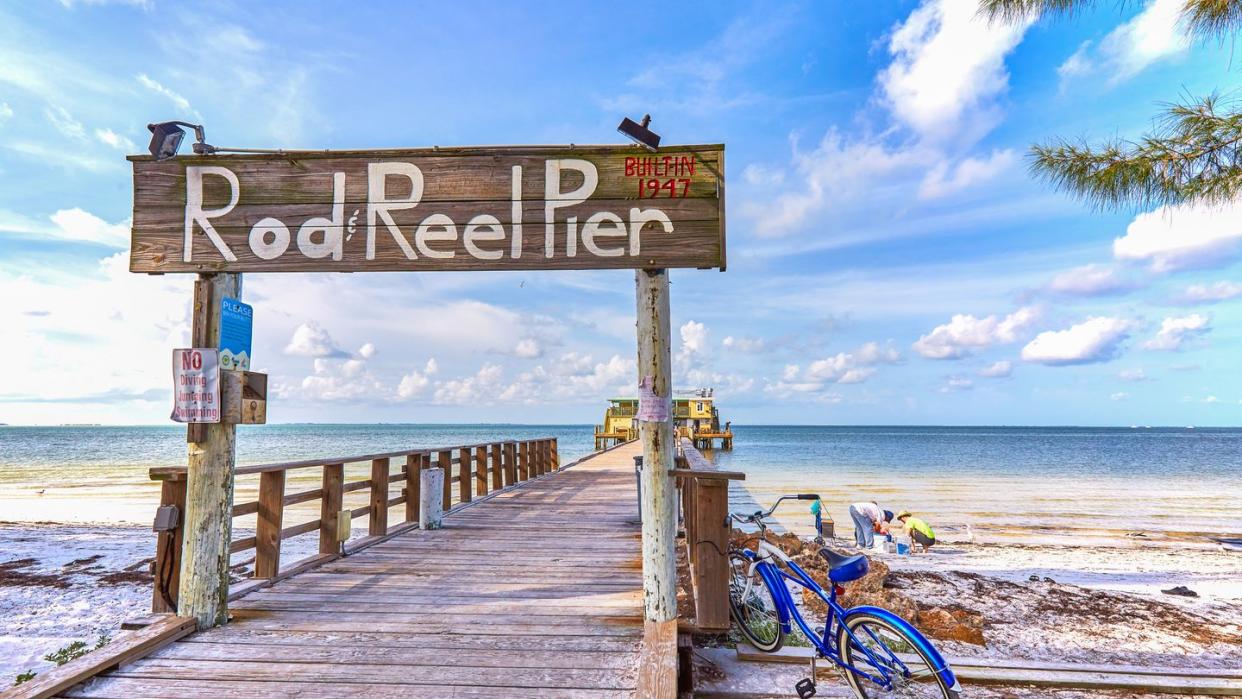 rod reel pier, anna maria island, florida