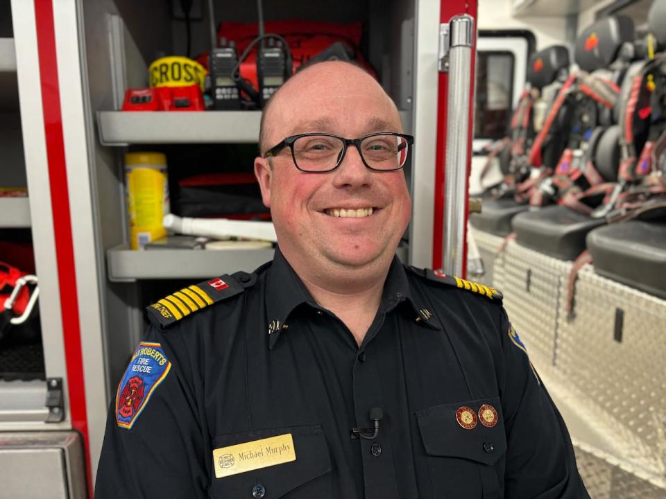Michael Murphy is the chief of the Bay Roberts Fire Rescue.