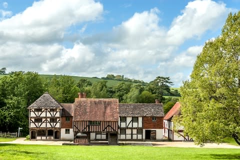 Costumed actors engage in traditional crafts at Weald and Downland - Credit: OLAF PROTZE