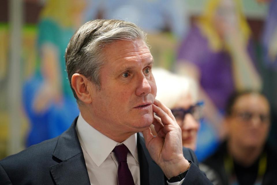 Keir Starmer is on course for a majority of up to 100 seats, Lord O’Donnell has said (PA)