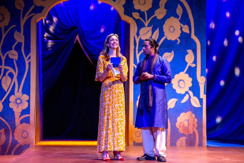 Austin Shakespeare's staging of Tom Stoppard's "Indian Ink" starred Jill Blackwood as a free-spirited poet  and Tamil Periasamy as an artist.