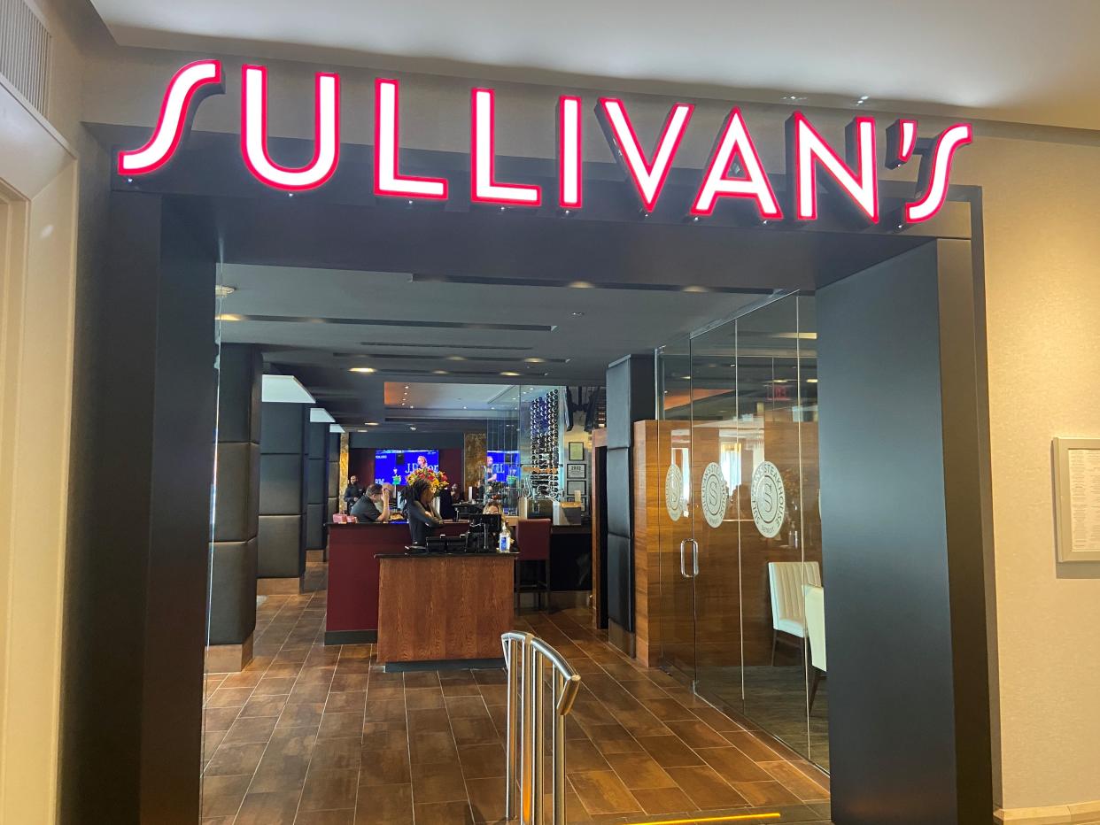 Sullivan's steakhouse is on the ground floor of the Westin Book Cadillac.