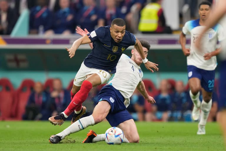 Pese a la derrota, Inglaterra neutralizó bastante el poderío de Mbappé