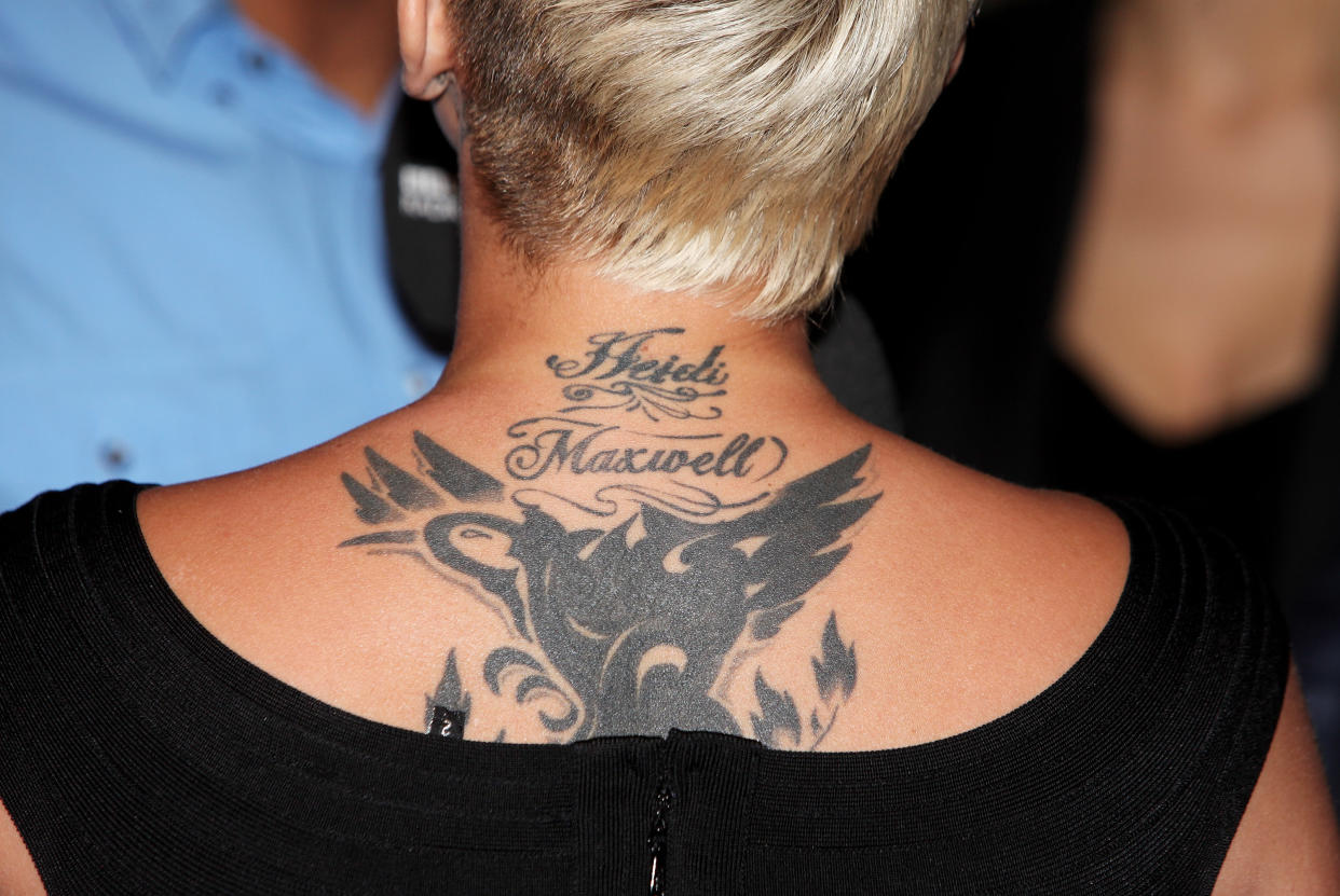 Kerry Katona already has several tattoos in tribute to her children. (Photo by Dave M. Benett/Getty Images)