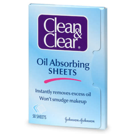 Clean & Clear Oil Absorbing Sheets, $5.49 for 50 