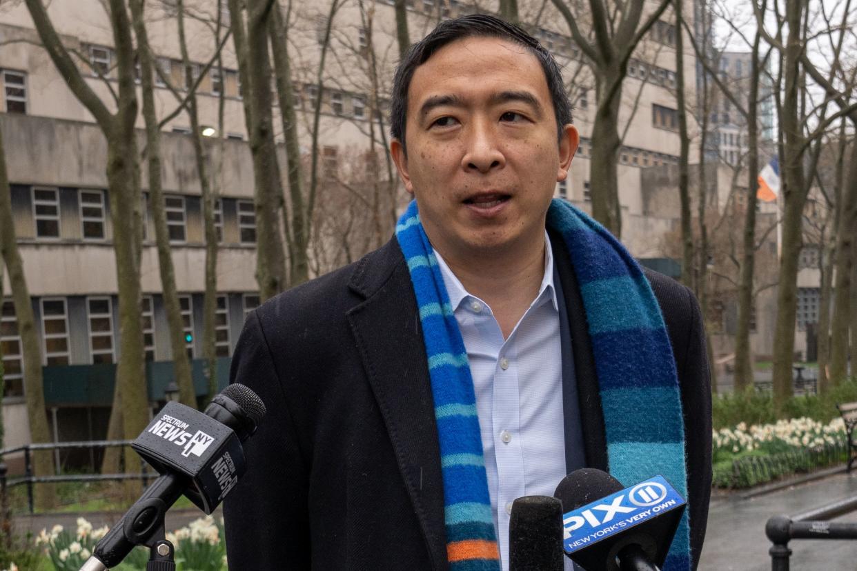 New York City mayoral candidate Andrew Yang 