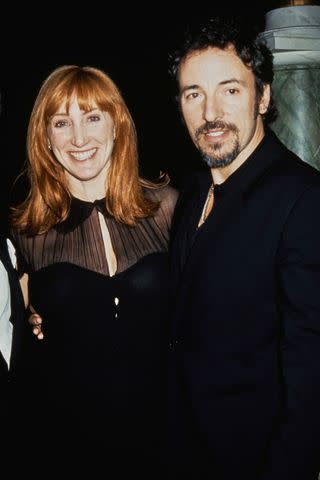 <p>Michael Ochs Archives/Getty</p> Bruce Springsteen and Patti Scialfa