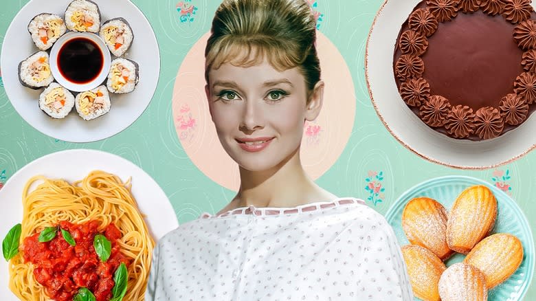 Audrey Hepburn and her favorite foods