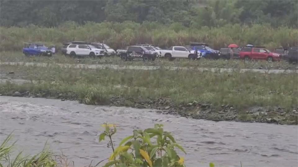 暴雨困住露營人車　清水地熱2處沙洲27車66人受困