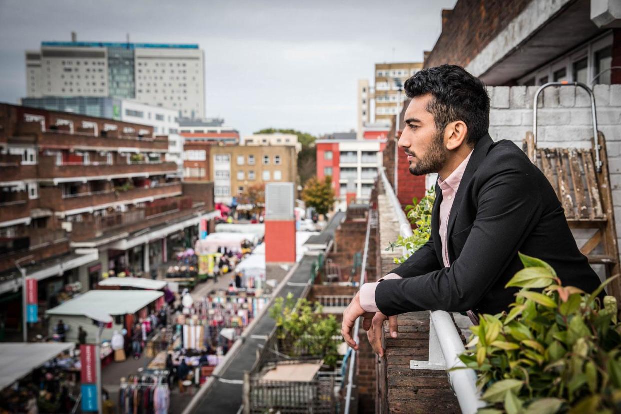 Taking the long view: Nabhaan Rizwan as Raza Shar: BBC/Neal Street productions