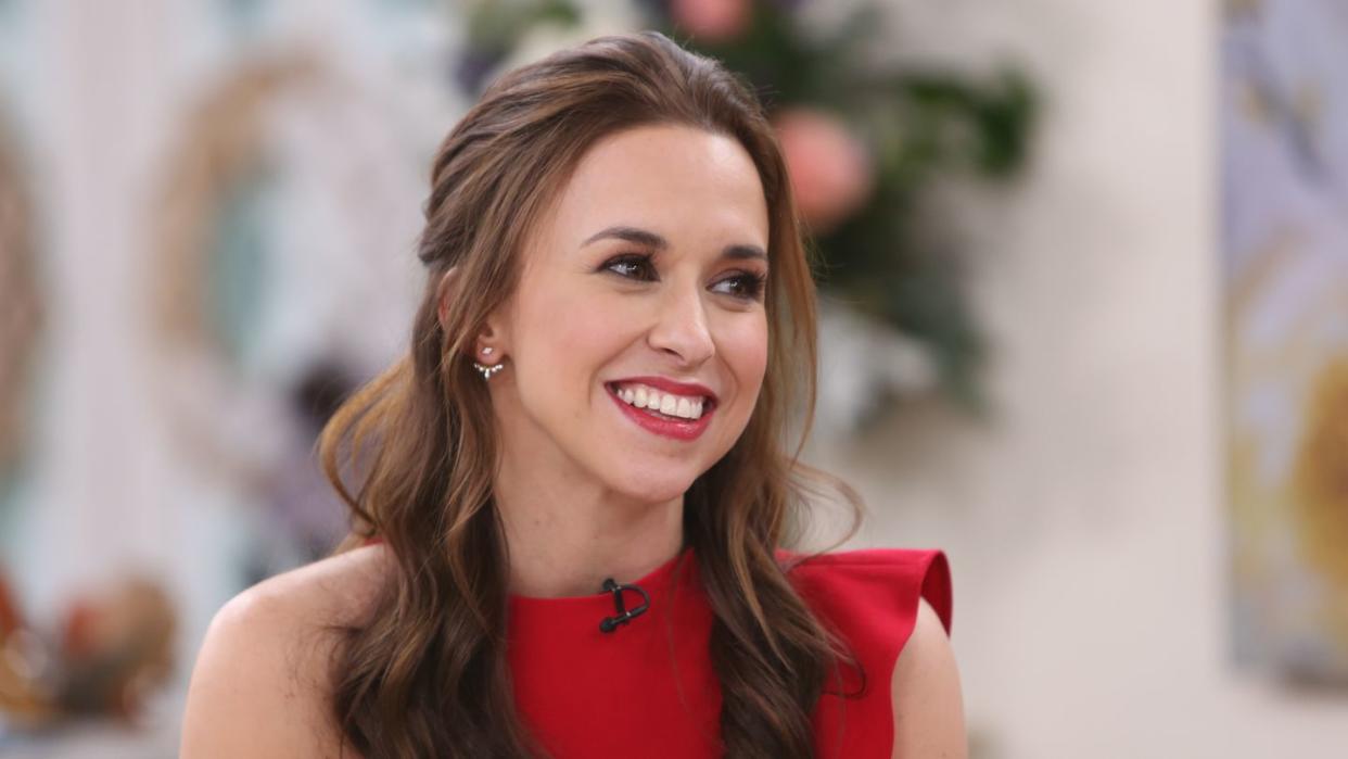 hallmark lacey chabert a merry scottish christmas instagram