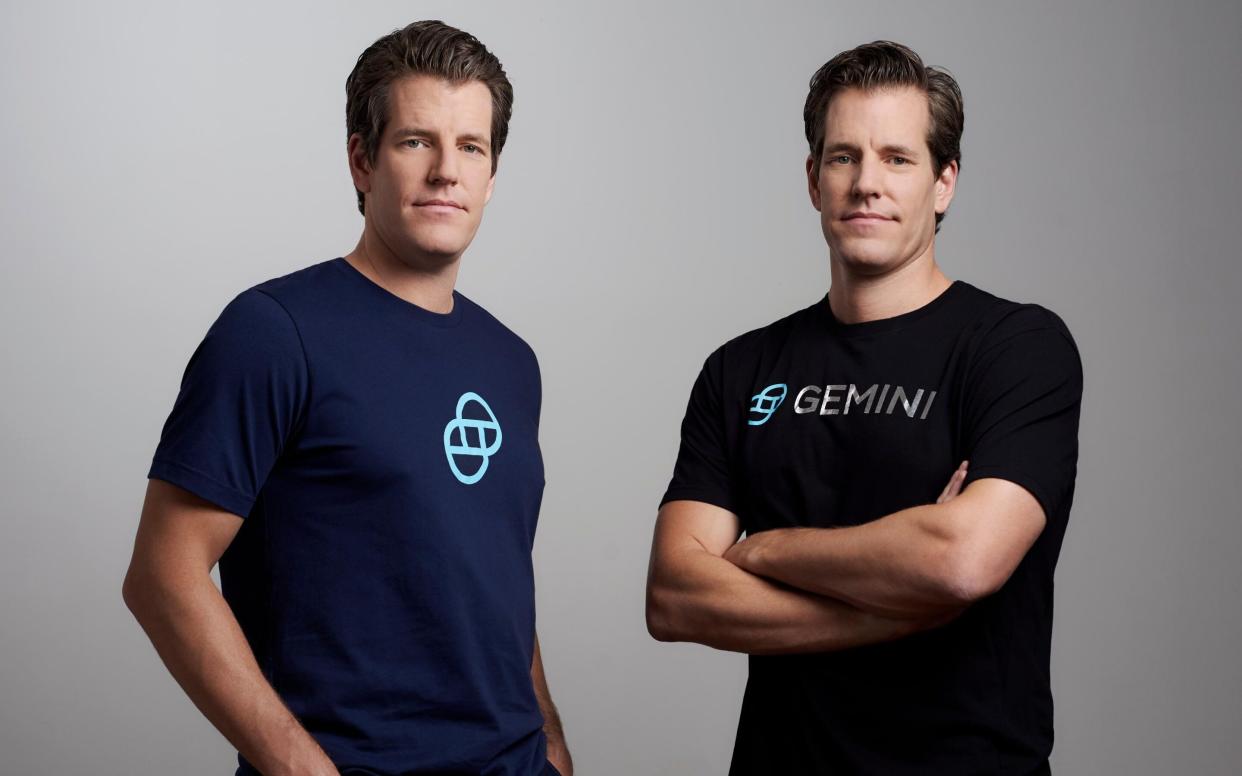 The Winklevoss twins famously agreed a $65m settlement over its grievances with Facebook - Gemini/Gemini