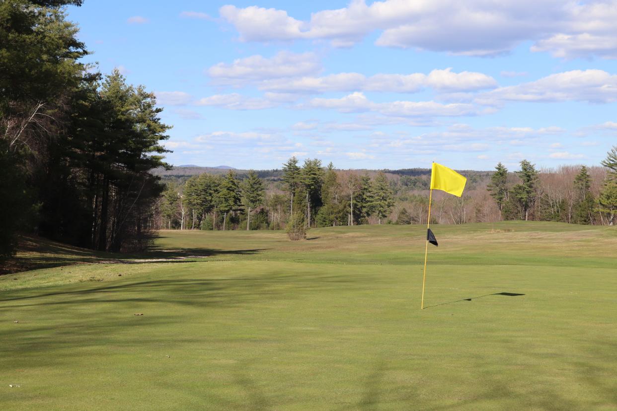 Templewood's 18th hole from the green.