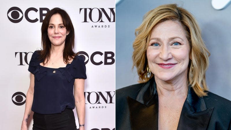 Weeds’ Mary-Louise Parker (Bryan Bedder/Getty Images for Tony Awards Productions) , Nurse Jackie’s Edie Falco (Roy Rochlin/Getty Images)