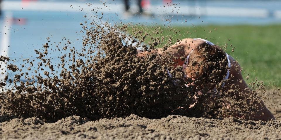 Action from the Utah high school track and field championships at BYU in Provo on Friday, May 19, 2023. | Jeffrey D. Allred, Deseret News