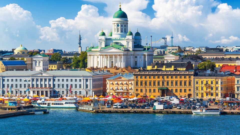 Finland is the world's happiest country for the seventh year in a row. Helsinki is pictured. - scanrail/iStockphoto/Getty Images