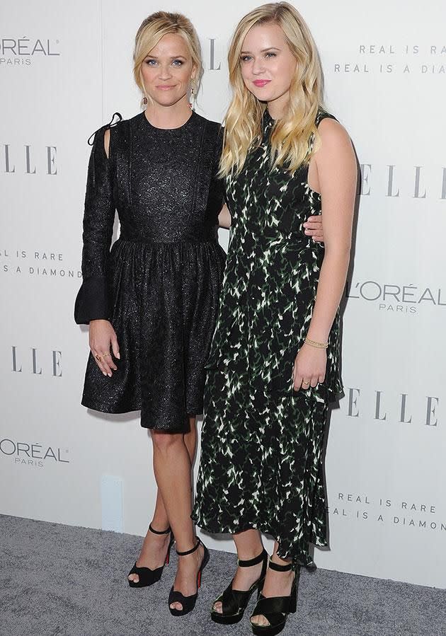 Reese's daughter Ava was on hand to support her mum at the event. Source: Getty