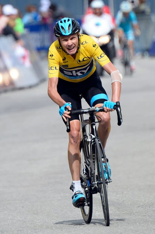 Last year's Tour de France champion Chris Froome faced accusations of using a motorised bicycle