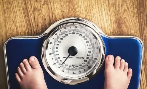 <span class="caption">Many of the obesity policies were similar or exactly the same.</span> <span class="attribution"><a class="link " href="https://www.shutterstock.com/image-photo/kids-feet-on-weight-scale-425756197" rel="nofollow noopener" target="_blank" data-ylk="slk:winnond/ Shutterstock;elm:context_link;itc:0;sec:content-canvas">winnond/ Shutterstock</a></span>