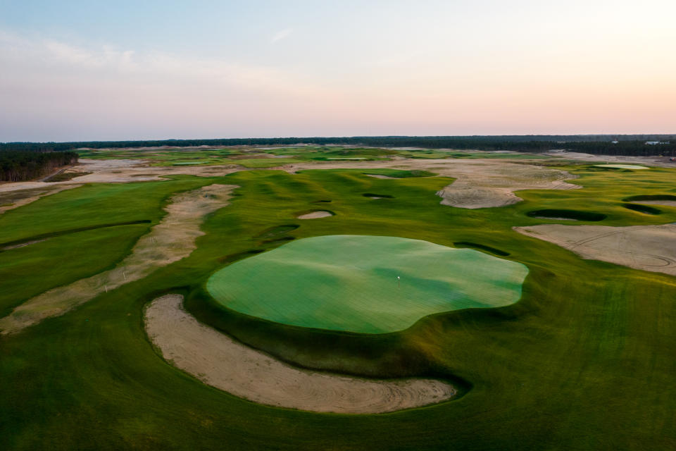 Sand Valley Lido during grow-in