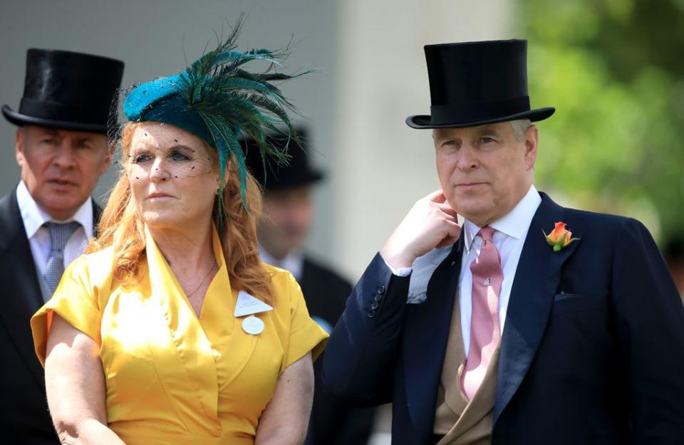 Sarah, Duchess of York and the Duke of York at Royal at Royal Ascot