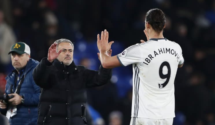 José Mourinho et Zlatan Ibrahimovic (Reuters)