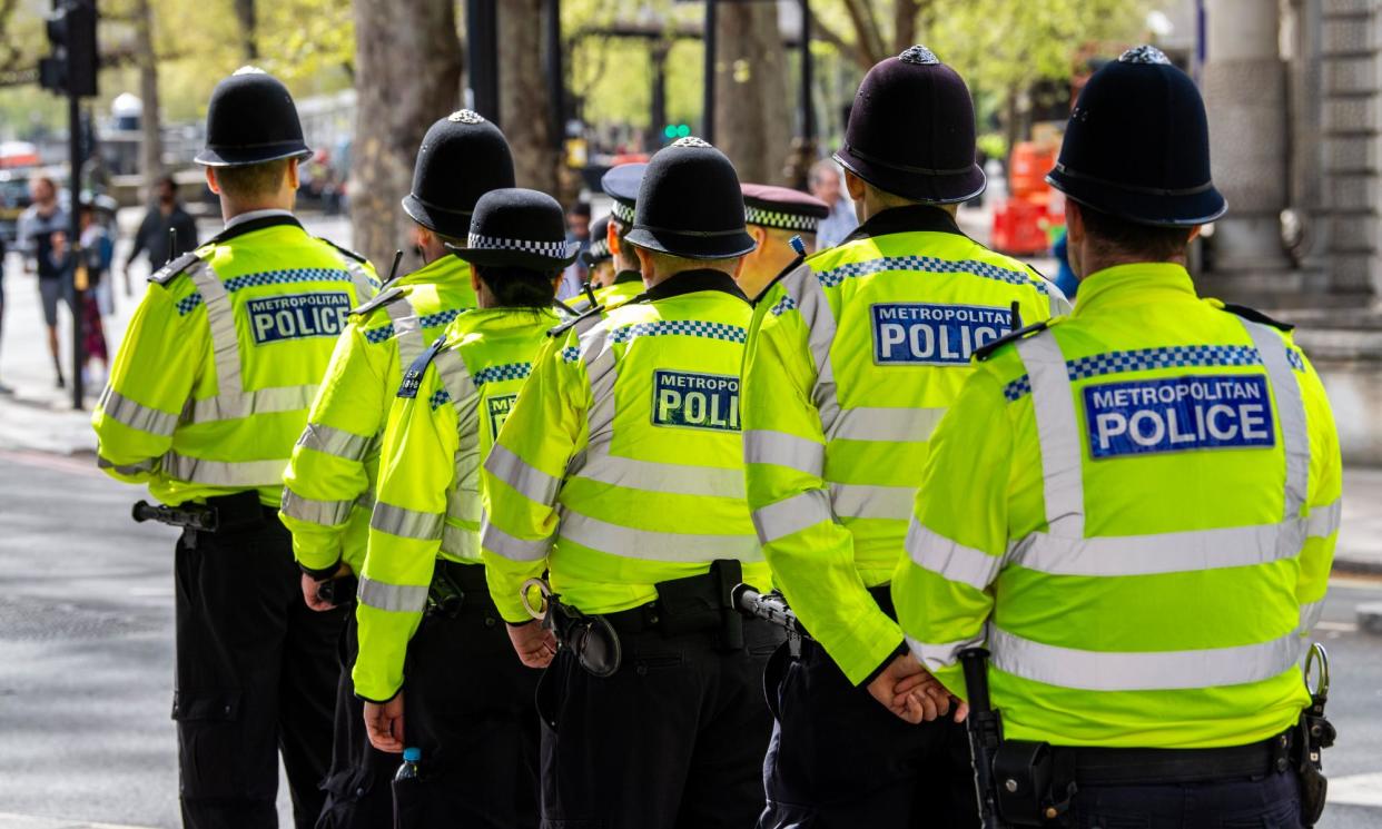 <span>The survey found 34.6% of Londoners trusted the Metropolitan police overall, and 33.8% of women.</span><span>Photograph: Jill Mead/The Guardian</span>