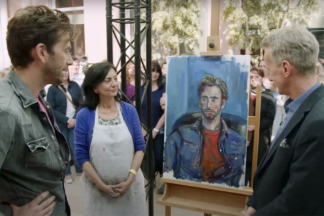 <p>Sky Arts</p> David Tennant on 'Portrait Artist of the Year'