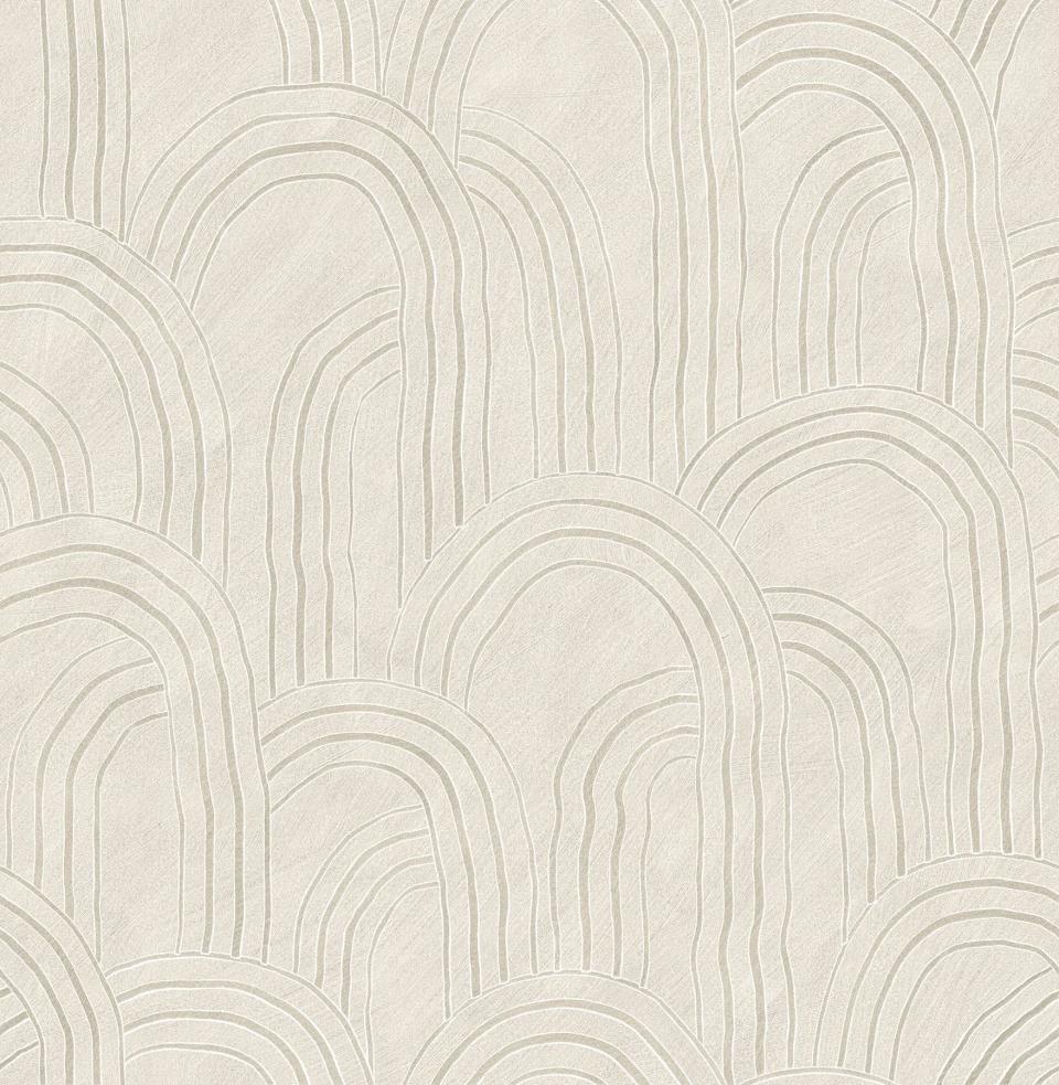2) Sarah + Ruby Rippled Arches Wallpaper