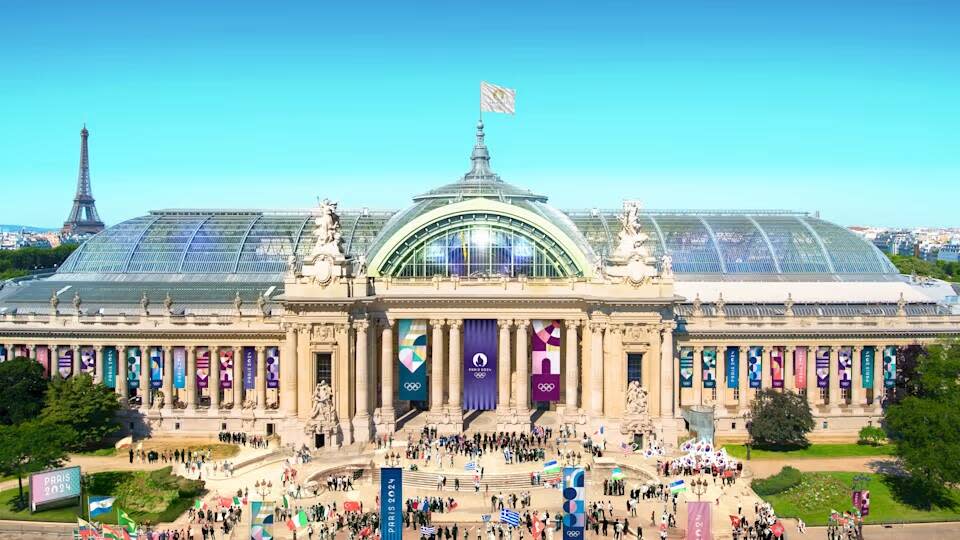 Le Grand Palais a été entièrement rénové depuis 2021 pour accueillir les Jeux olympiques. Emmanuel Macron s’y rend ce lundi 15 avril à 102 jours de la cérémonie d’ouverture.