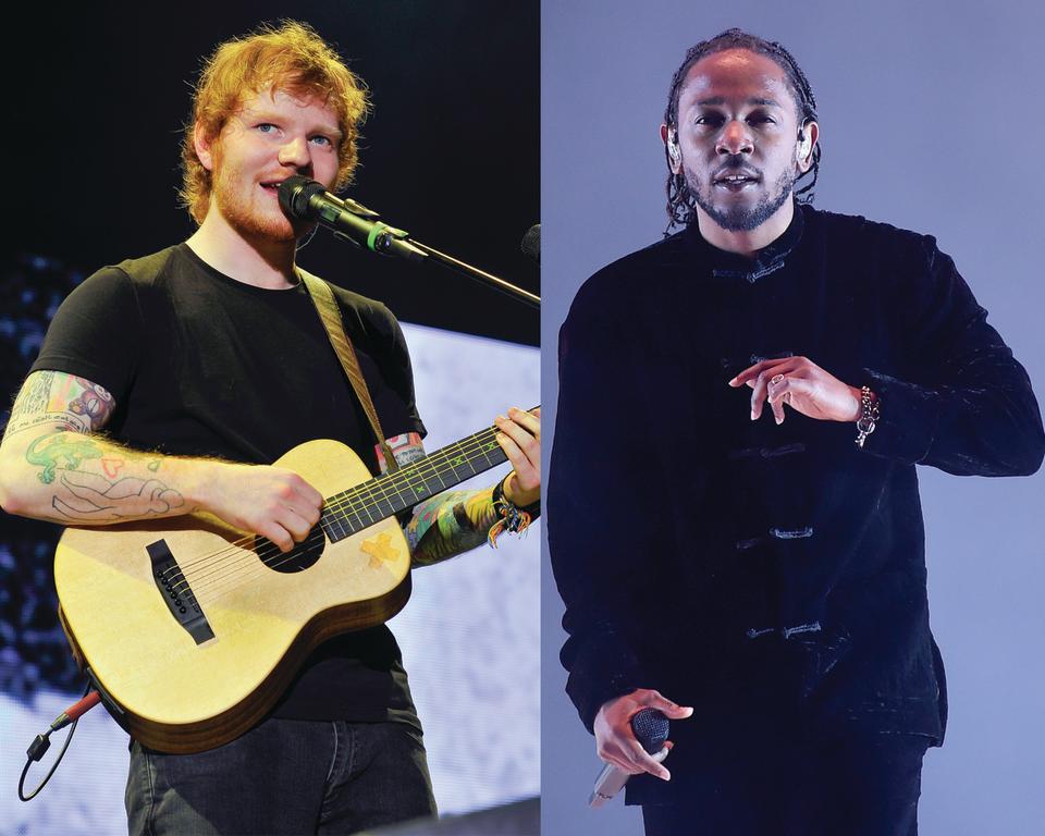 <p>Yes. Two of the VMA nominees for Artist of the Year — Kendrick Lamar and Ed Sheeran — are locks to be nominated for Album of the Year at the Grammys. (Photo: Getty Images) </p>