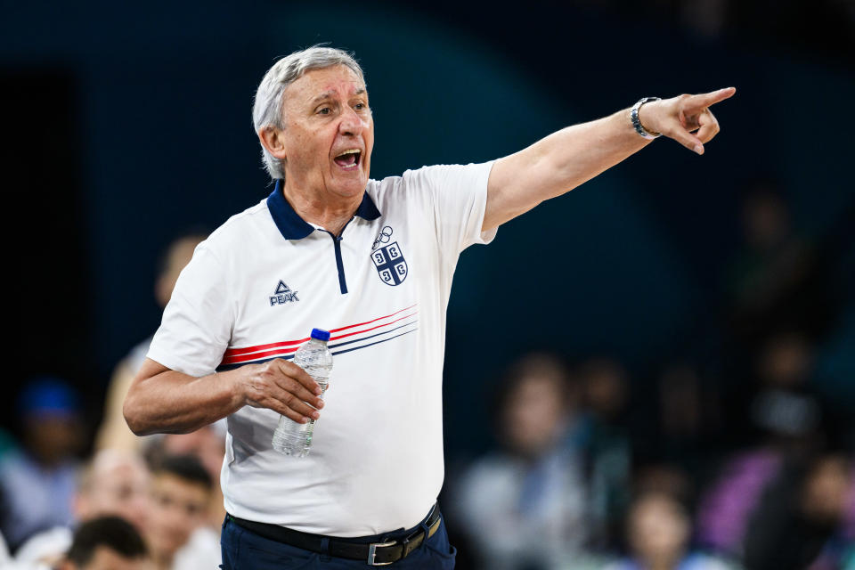 Serbia coach Svetislav Pesic.