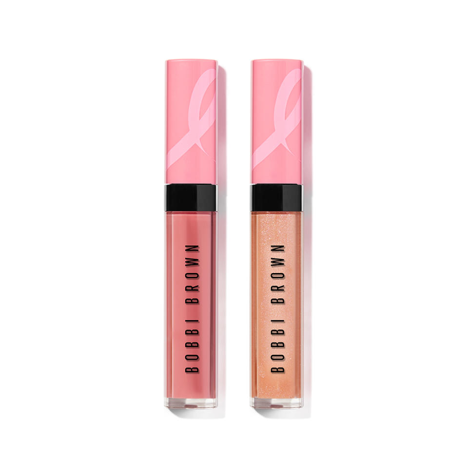 <p>100% of the purchase price of this moisturizing gloss duo will be donated to the <a href="https://www.bcrf.org/" rel="nofollow noopener" target="_blank" data-ylk="slk:Breast Cancer Research Foundation;elm:context_link;itc:0;sec:content-canvas" class="link ">Breast Cancer Research Foundation</a>.</p> <p><b>Buy It! </b>Proud to Be Pink Crushed Oil-Infused Gloss Duo, $37; <a href="https://www.dillards.com/p/bobbi-brown-breast-cancer-awareness-proud-to-be-pink-crushed-oil-infused-lip-gloss-duo/515404725?googleShop=Y&cm_mmc=GooglePLAs-_-Category+-+Categories+-+Performance+Max-_-Bobbi+Brown-_-CjwKCAjwp9qZBhBkEiwAsYFsb9xbYX1vPPgy1fu0hUET-iT79aIOdB83UdB95f6SEbh5ia6qA79F-BoCBbQQAvD_BwE&gclid=CjwKCAjwp9qZBhBkEiwAsYFsb9xbYX1vPPgy1fu0hUET-iT79aIOdB83UdB95f6SEbh5ia6qA79F-BoCBbQQAvD_BwE" rel="nofollow noopener" target="_blank" data-ylk="slk:dillards.com;elm:context_link;itc:0;sec:content-canvas" class="link ">dillards.com</a></p>