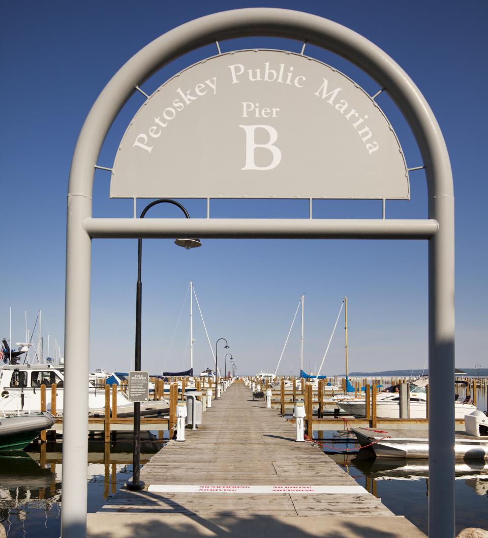 The pier at Petosky