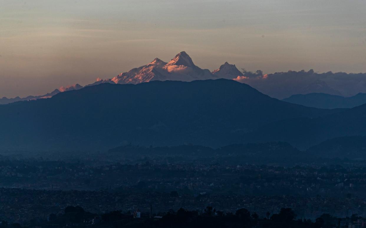 Mountain view from Bhaktapur, Nepal - AP Photo/Niranjan Shrestha