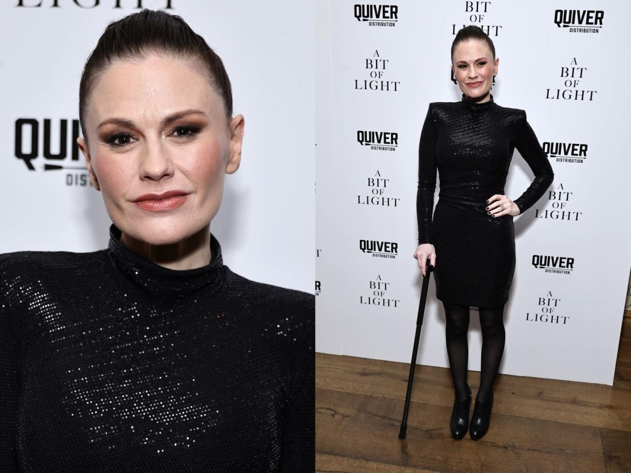 Anna Paquin was seen using a walking cane earlier this week.