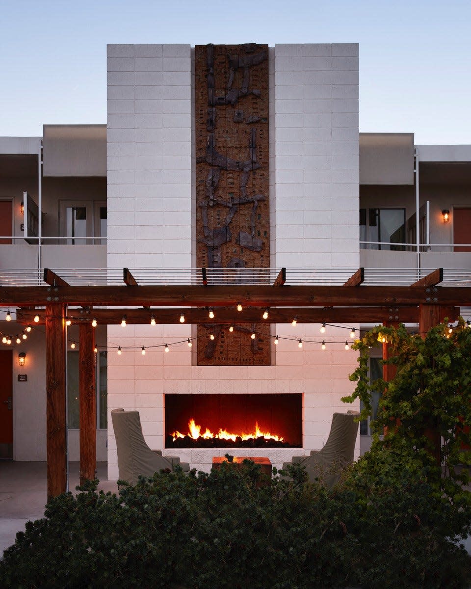 A large-scale installation at the Ace Hotel and Swim Club in Palm Springs by iconic ceramicist Stan Bitters.