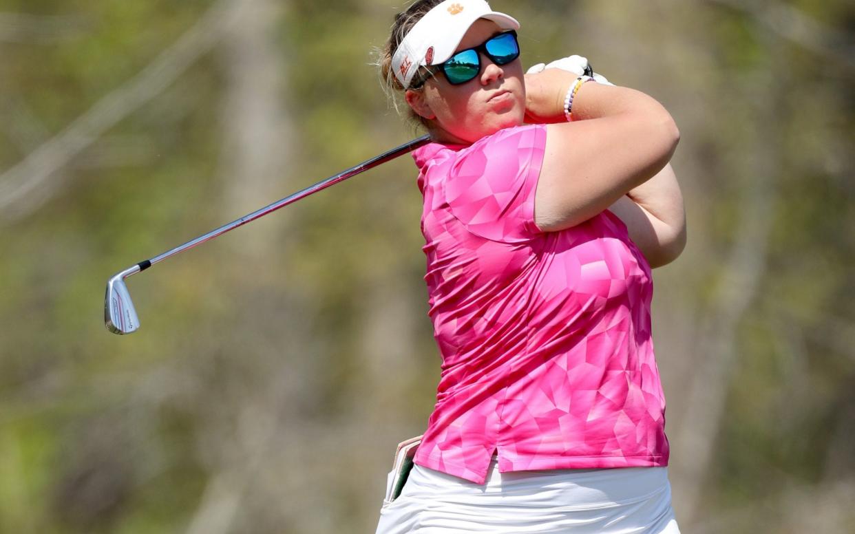 Women will now be allowed to compete along with men Berkhamsted Trophy in Hertfordshire. Pictured, Alice Hewson who is a member of Berkhamsted Golf Club, which runs the tournament - David Cannon Collection