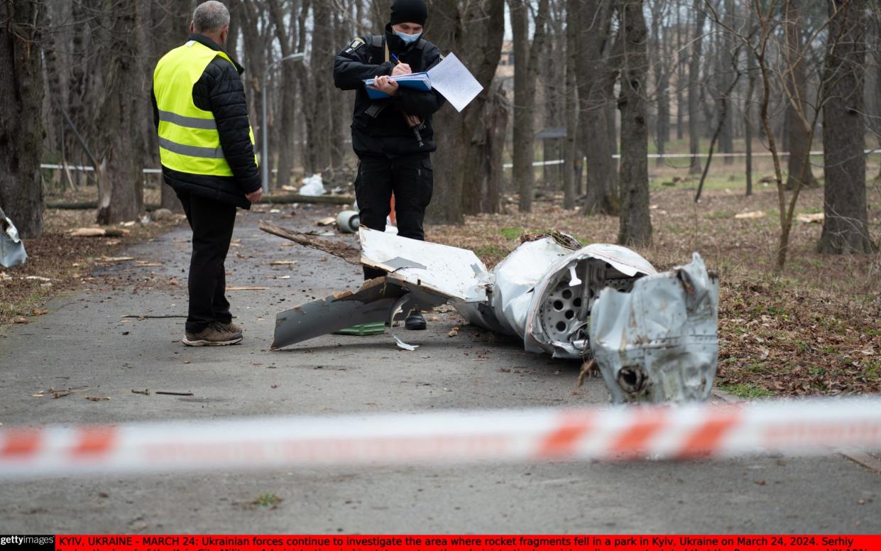 Ukraine's air force commander, Lieutenant General Mykola Oleshchuk said 18 of the 29 Russian missiles and 25 of the 28 Shahed-136/131 Iranian drones lauched towards the country were shot down