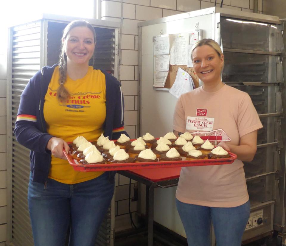 Hallie and Erin Renison are the fourth generation to run a Crispie Creme Donut Shop. The store was originally created by their great grandfather in 1927 in Kansas.