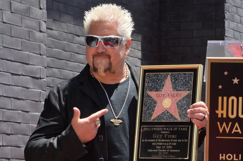 Chef Guy Fieri is executive producing the new Food Network series, "Best Bite In Town.". File Photo by Jim Ruymen/UPI