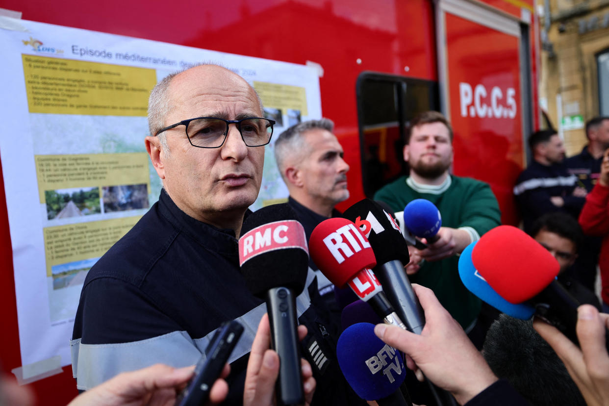 Thierry Carret, directeurg des pompiers du Gard faisait un point de situation dimanche 10 mars après les intempéries qui ont touché le sud-est.