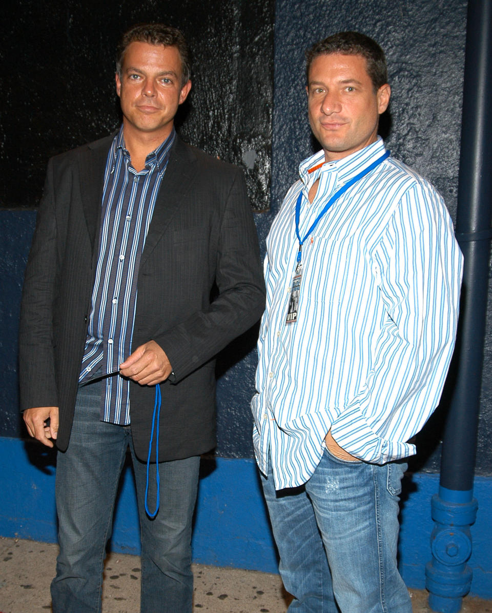 Shepard Smith and Rick Leventhal, news anchors for FOXNews (Photo by Jamie McCarthy/WireImage)