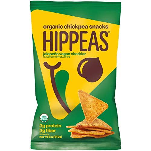 <p><strong>Hippeas</strong></p><p>amazon.com</p><p><a href="https://www.amazon.com/dp/B081SFGC8K?tag=syn-yahoo-20&ascsubtag=%5Bartid%7C10055.g.26630133%5Bsrc%7Cyahoo-us" rel="nofollow noopener" target="_blank" data-ylk="slk:Shop Now;elm:context_link;itc:0;sec:content-canvas" class="link ">Shop Now</a></p><p>These chickpea-based tortilla chips pack tons of flavor <em>and</em> nutrients. Even better, a 1-ounce serving provides 3 grams of fiber, 3 grams of protein and just 1 gram of sugar.</p>