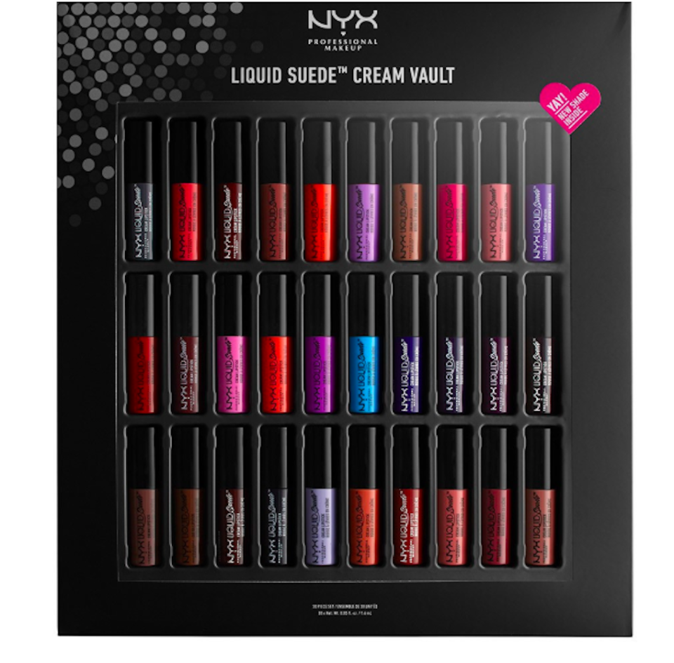 NYX Professional Makeup Liquid Suede Cream Vault, $60.99 $45.74, at Target