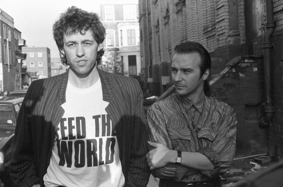 Bob Geldof and Midge Ure (Getty Images)