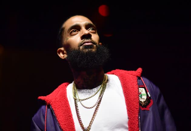 Rapper Nipsey Hussle in 2018 in Atlanta. Credit: Prince Williams via Getty Images