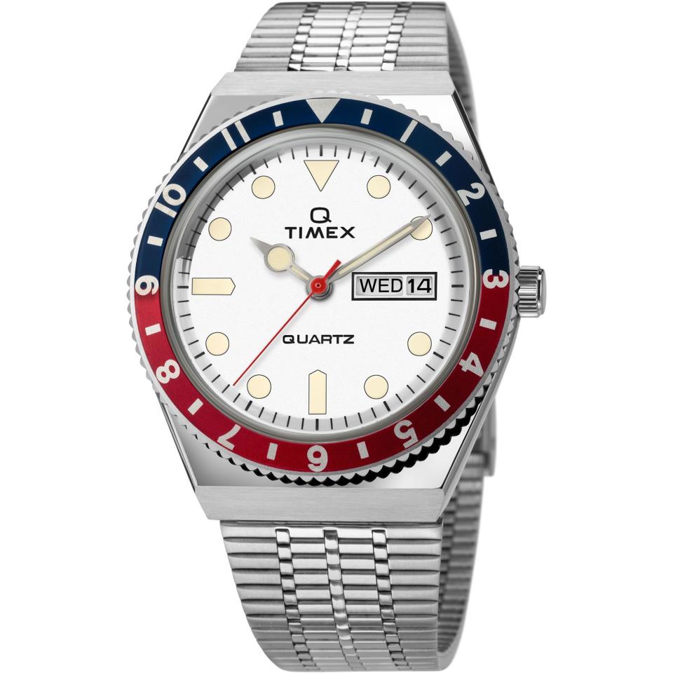 Q Timex Reissue - White/Red/Blue